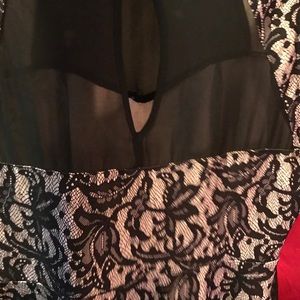 Black Lace Party Dress